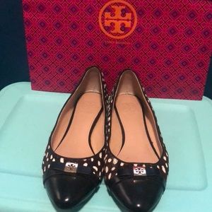 Tory Burch Calf Print Flat